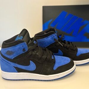 Nike Air Jordan 1 High Black and Blue